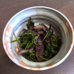 茄子と三ツ葉ときゃべつの酢漬け